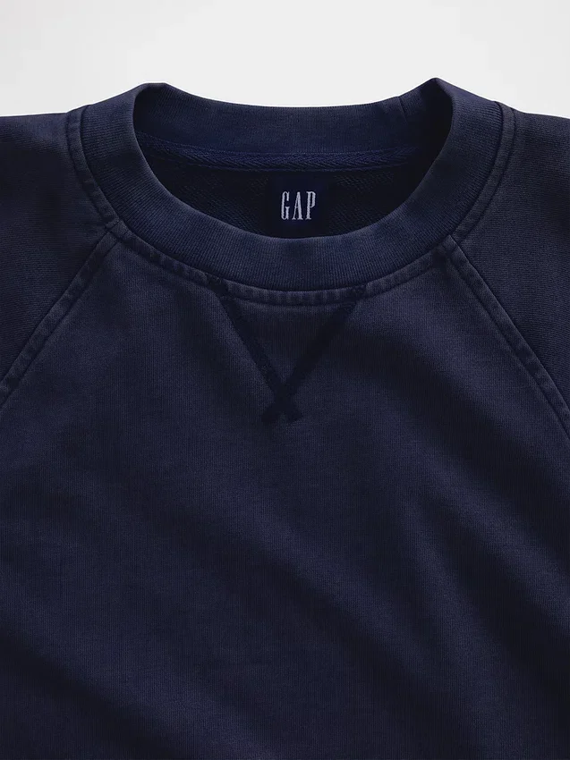 Sudadera raglán de felpa Vintagesoft