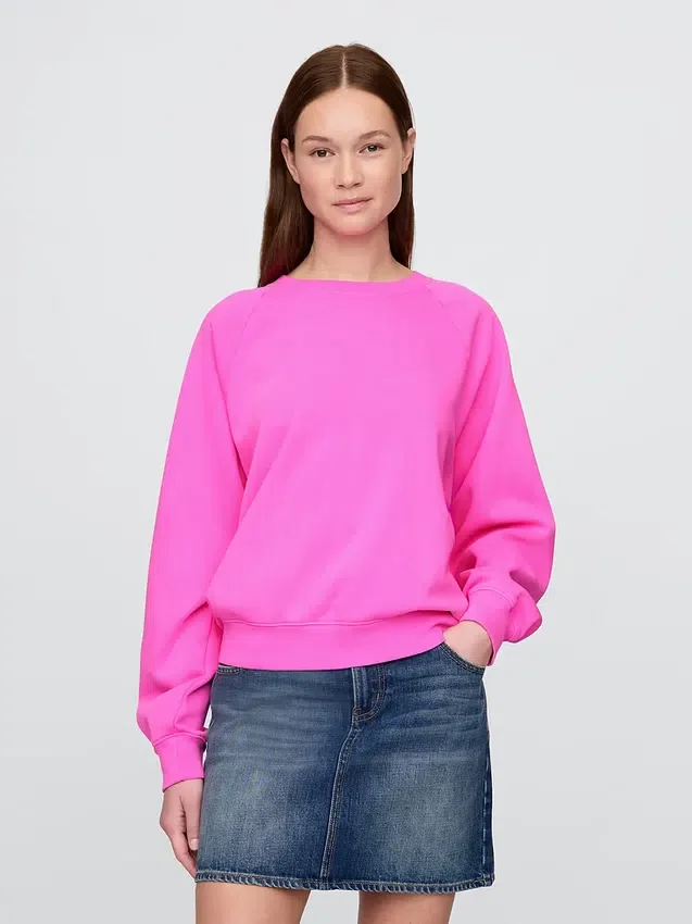 Sudadera raglán Vintagesoft