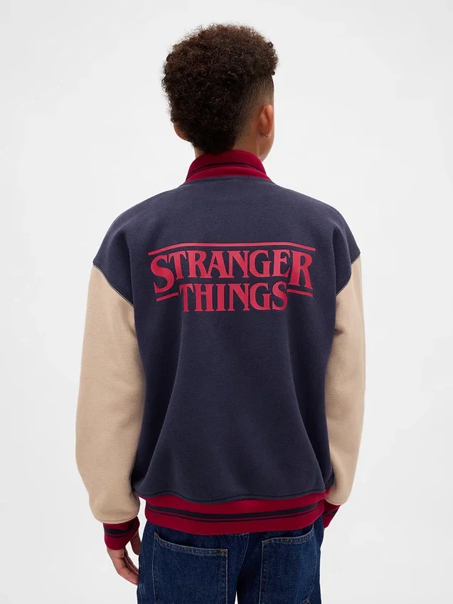 Sudadera tipo «varsity» Vintagesoft para niños de Stranger Things