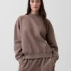 Sudadera túnica oversize de cuello alto Vintagesoft