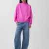 Sudadera túnica oversize de cuello alto Vintagesoft