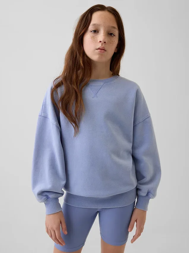 Sudadera túnica oversize Vintagesoft para niños
