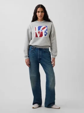 Sudadera «Vintagesoft Love» de Robert Indiana