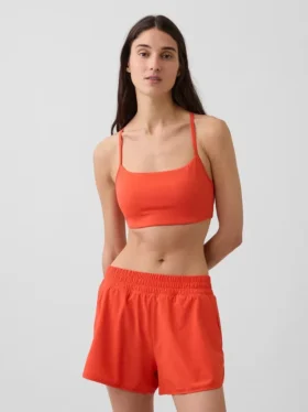 Sujetador deportivo GapFit Smooth con espalda cruzada