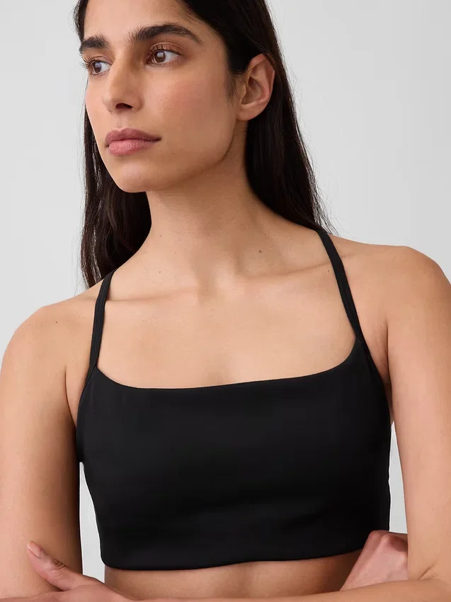 Sujetador deportivo GapFit Smooth con espalda cruzada