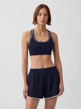 Sujetador deportivo GapFit Smooth de espalda cruzada para impacto medio