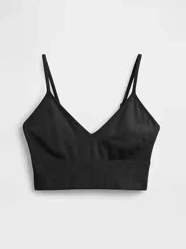 Sujetador tipo bralette sin costuras y con escote profundo
