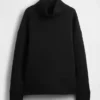 Suéter GapFit de punto jacquard acolchado con cuello de embudo
