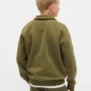 Suéter infantil Vintagesoft con cremallera de un cuarto