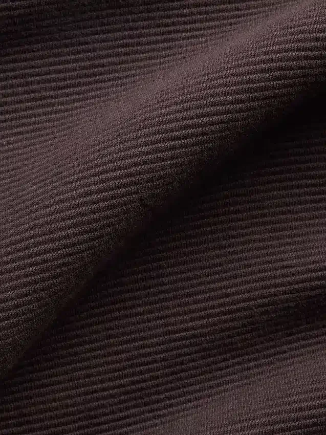 Suéter oversize de algodón texturizado con media cremallera