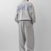 Suéter oversize de tejido grueso con cremallera de un cuarto de GAP × Awake Ny