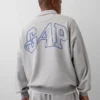 Suéter oversize de tejido grueso con cremallera de un cuarto de GAP × Awake Ny