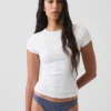 Tanga cheeky de algodón orgánico elástico súper suave
