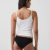 Tanga cheeky de algodón orgánico elástico súper suave