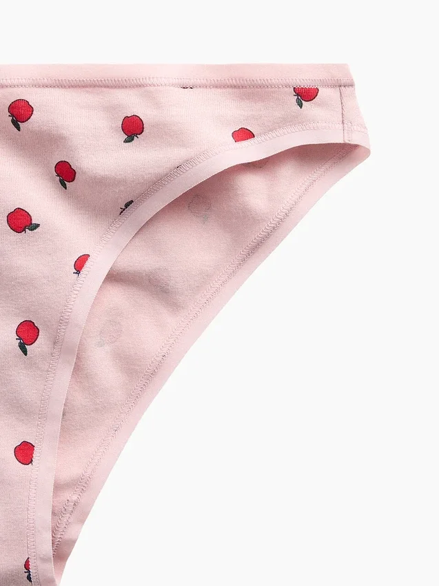 Tanga cheeky de algodón orgánico elástico súper suave