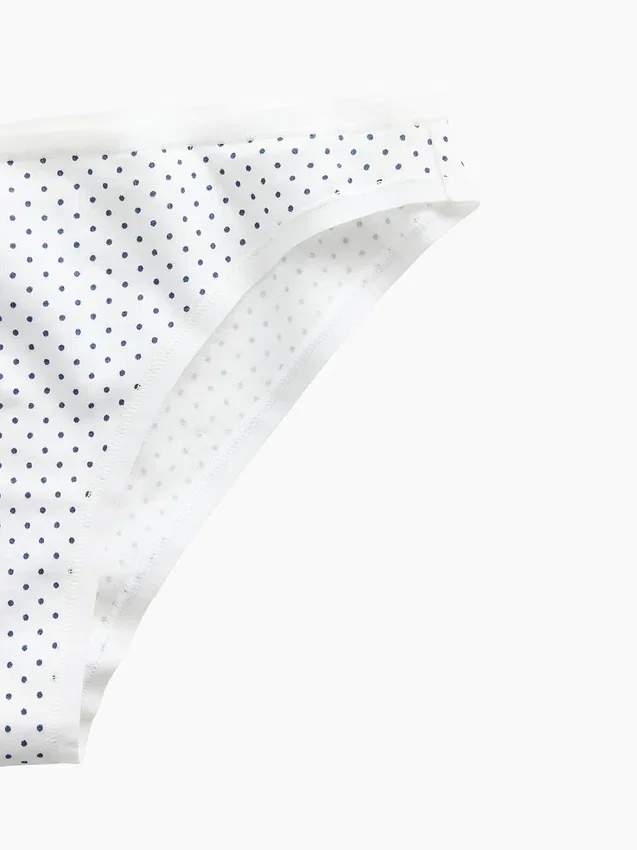 Tanga cheeky de algodón orgánico elástico súper suave