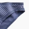 Tanga cheeky de algodón orgánico elástico súper suave