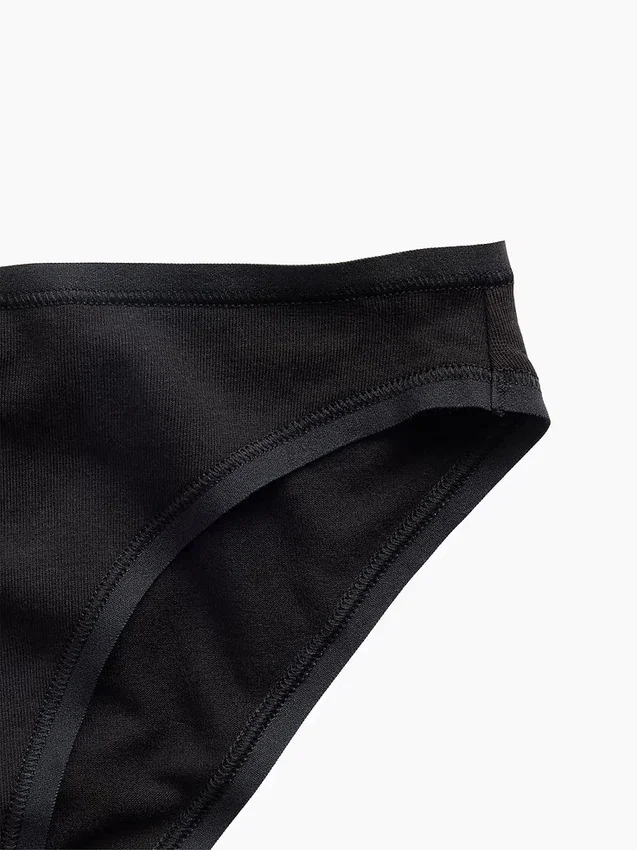 Tanga cheeky de algodón orgánico elástico súper suave