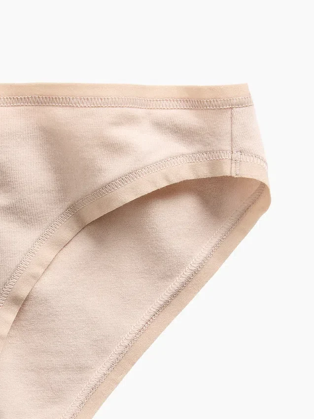 Tanga cheeky de algodón orgánico elástico súper suave