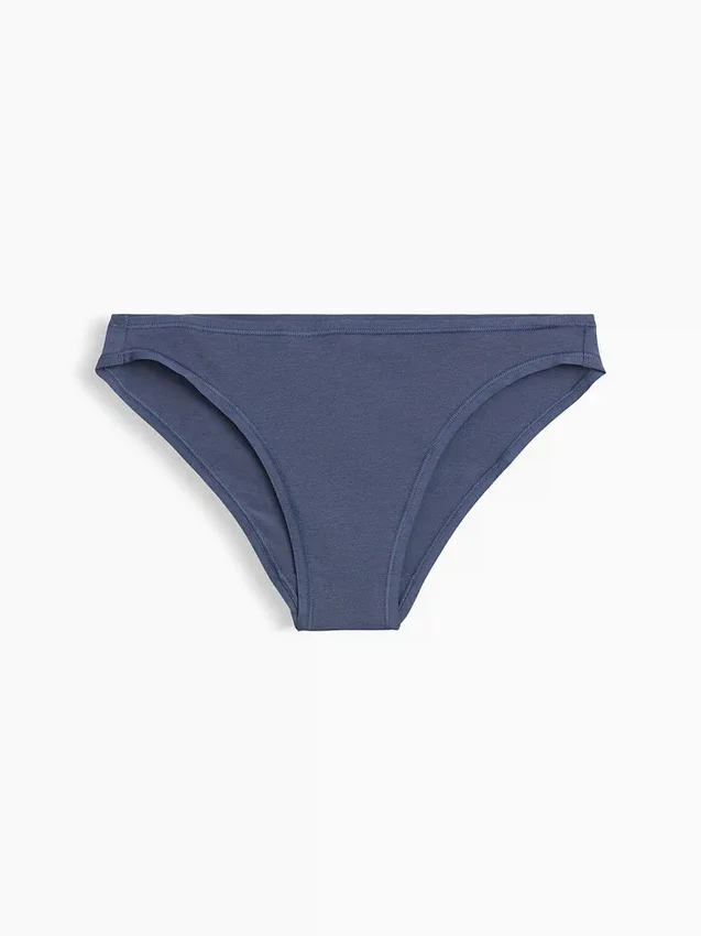 Tanga cheeky de algodón orgánico elástico súper suave