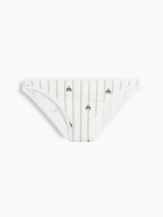 Tanga cheeky de algodón orgánico elástico súper suave
