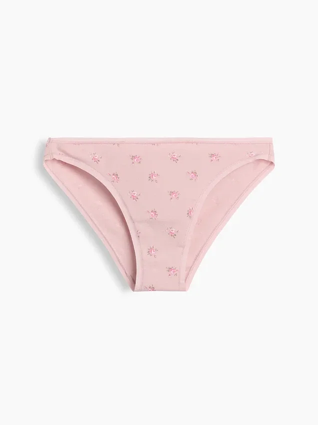Tanga cheeky de algodón orgánico elástico súper suave