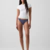 Tanga cheeky de algodón orgánico elástico súper suave
