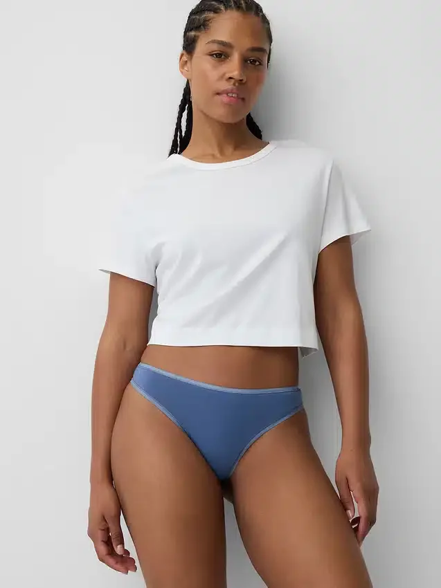 Tanga de algodón orgánico elástico