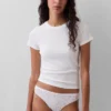 Tanga de algodón orgánico elástico