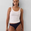 Tanga de algodón orgánico elástico