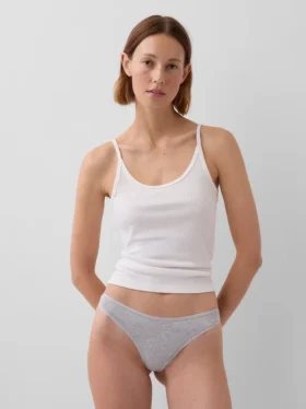 Tanga de algodón orgánico elástico