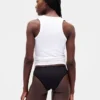 Tanga de algodón orgánico elástico