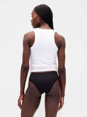Tanga de algodón orgánico elástico