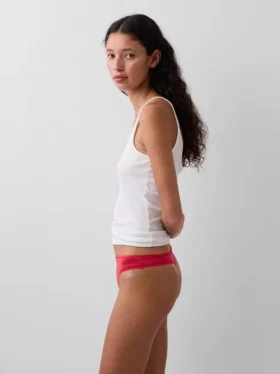 Tanga de algodón orgánico elástico