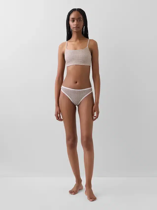 Tanga de algodón orgánico elástico