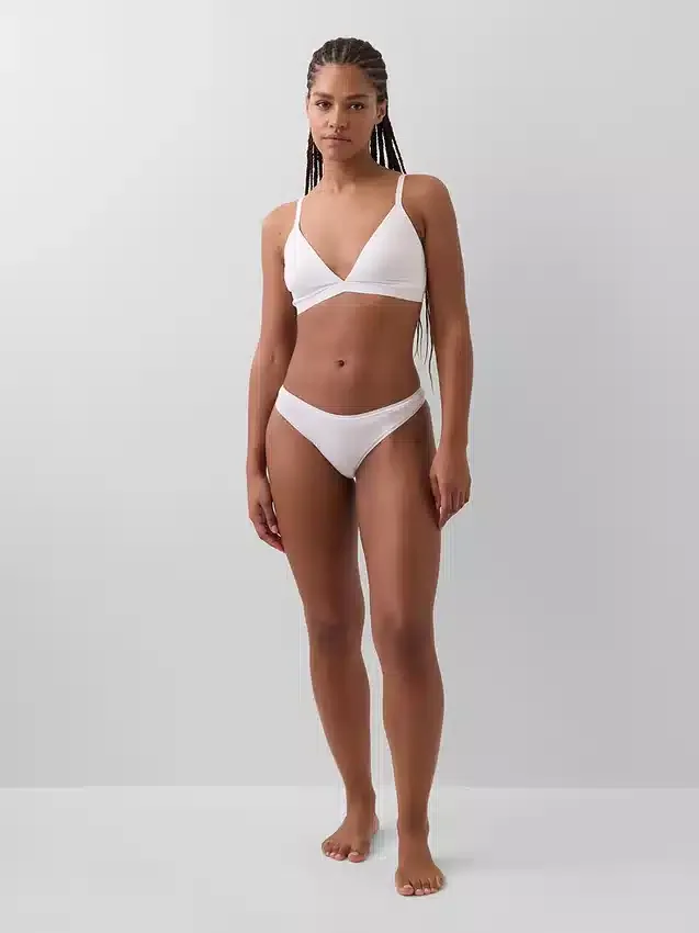 Tanga de algodón orgánico elástico