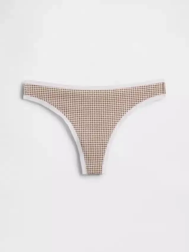 Tanga de algodón orgánico elástico