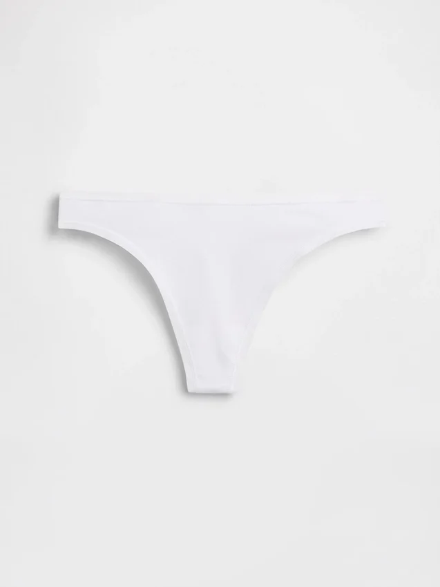 Tanga de algodón orgánico elástico