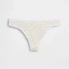 Tanga de algodón orgánico elástico