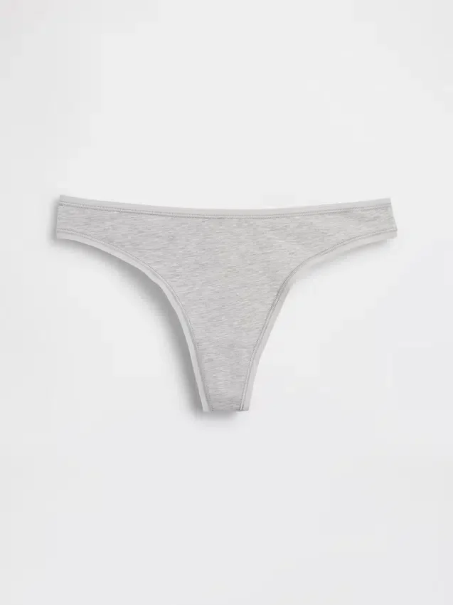 Tanga de algodón orgánico elástico