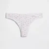 Tanga de algodón orgánico elástico