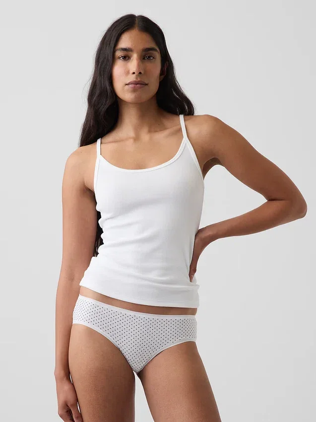 Tanga de algodón orgánico elástico súper suave