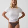 Tanga de algodón orgánico elástico súper suave