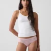 Tanga de algodón orgánico elástico súper suave
