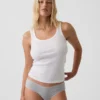 Tanga de algodón orgánico elástico súper suave