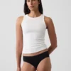 Tanga de algodón orgánico elástico súper suave