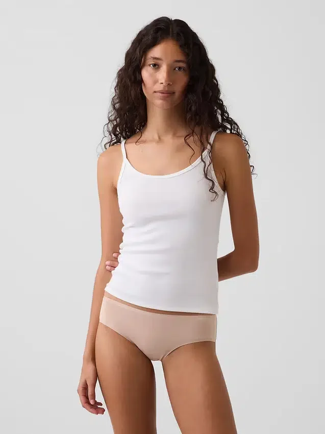 Tanga de algodón orgánico elástico súper suave