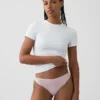 Tanga de algodón orgánico elástico súper suave