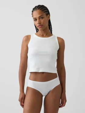Tanga de algodón orgánico elástico súper suave