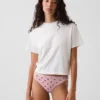Tanga de algodón orgánico elástico súper suave